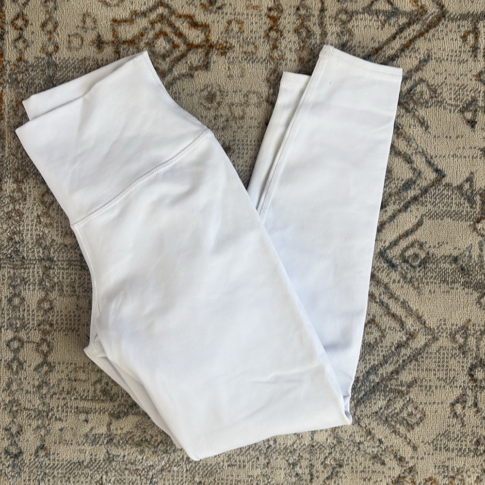 ALO Yoga White 7/8 High-Waist Legging X-Small